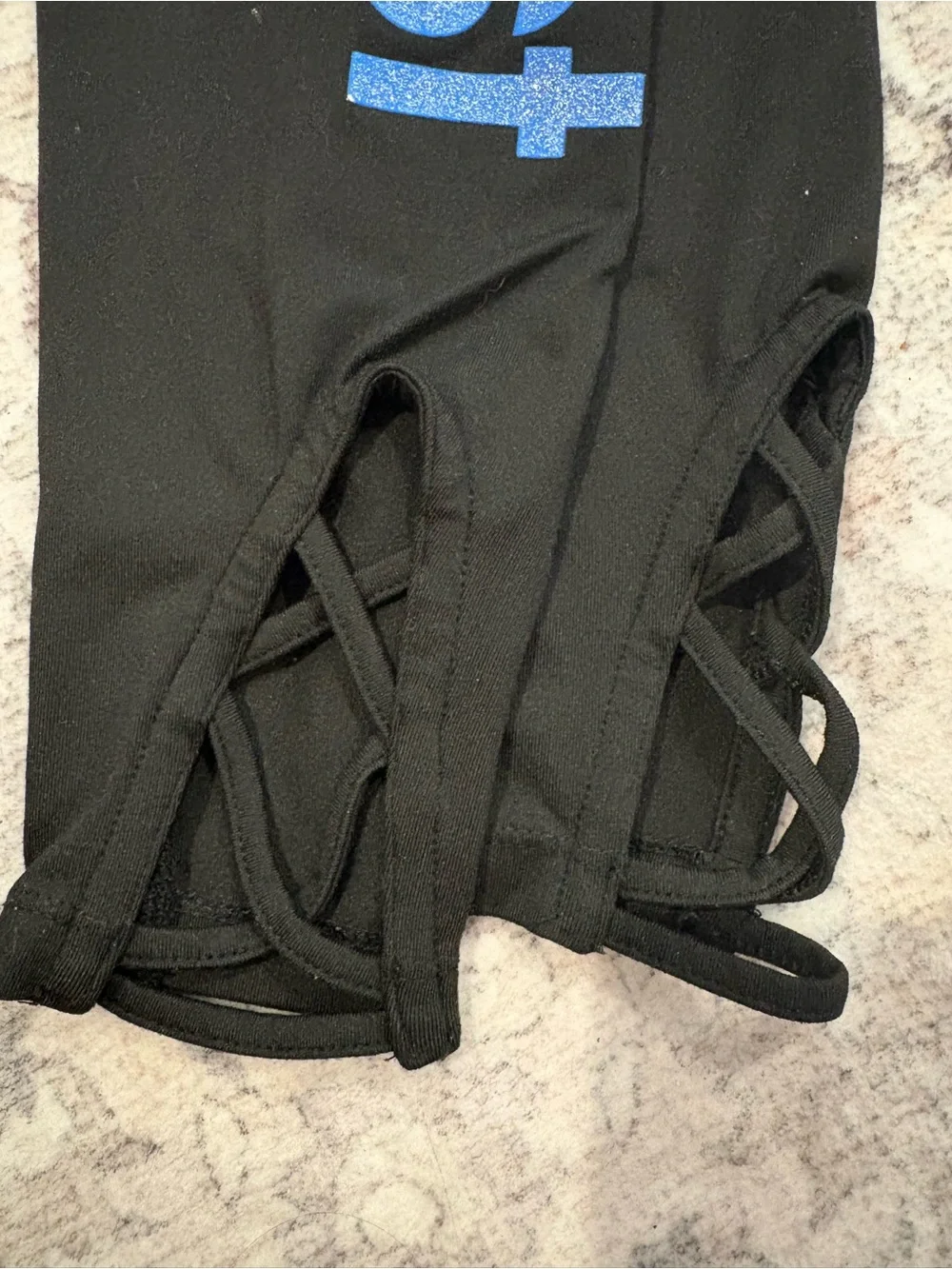 Gymnast leggings Justice brand